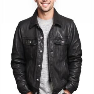 Brix Men's Sheepskin Leather Jacket