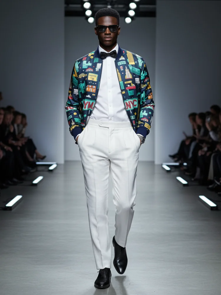 Men's Wall Street Bomber Jacket