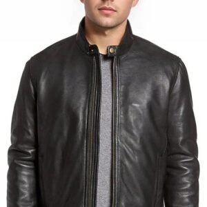 Drake Men's Classic Cowhide Leather Jacket