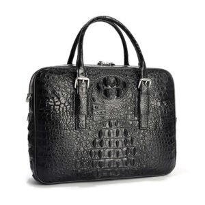 Don John Genuine Crocodile Leather Laptop Bag