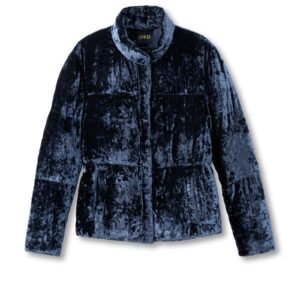 Washed Velvet Down Jacket