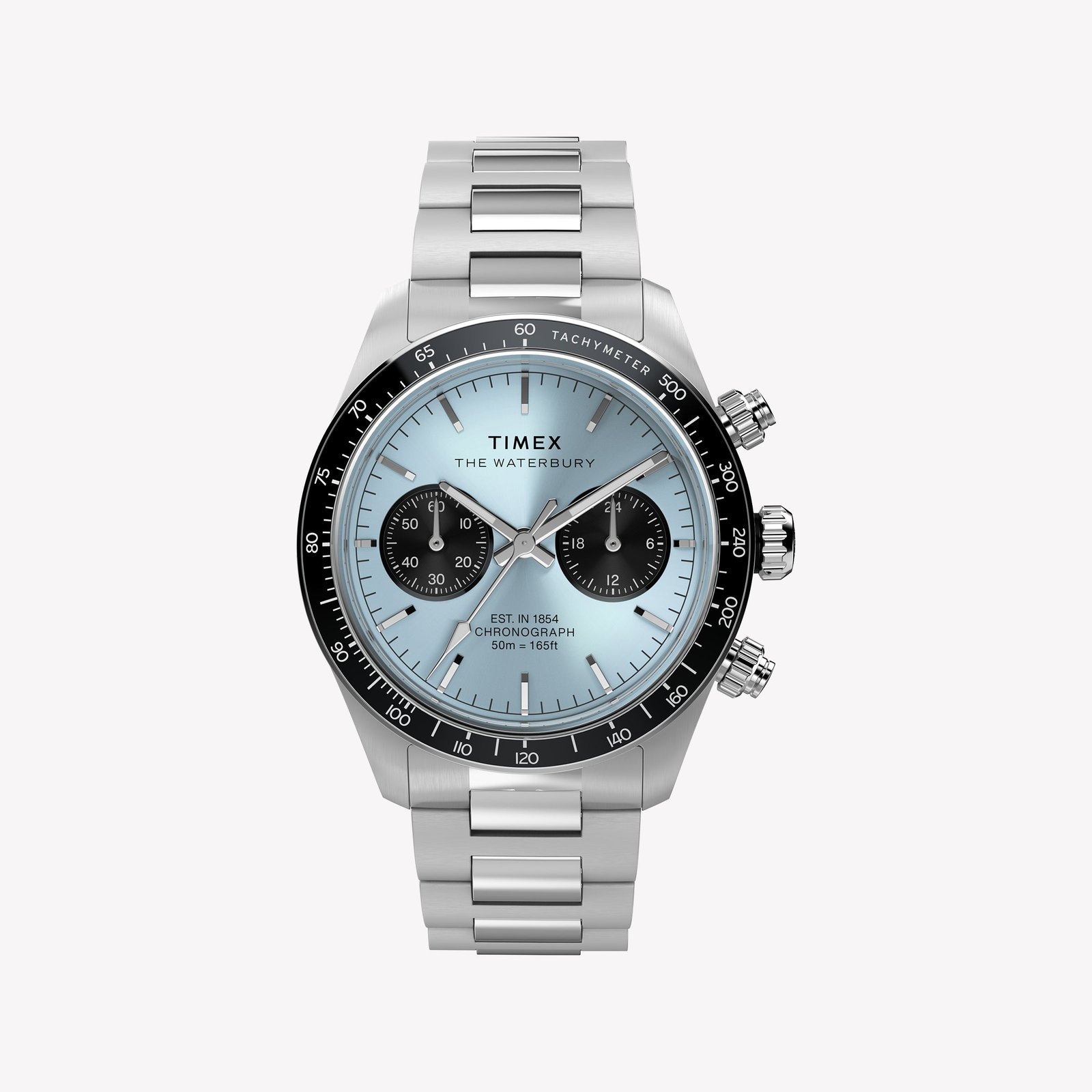 Men's Stainless Steel Blue Dial Watch